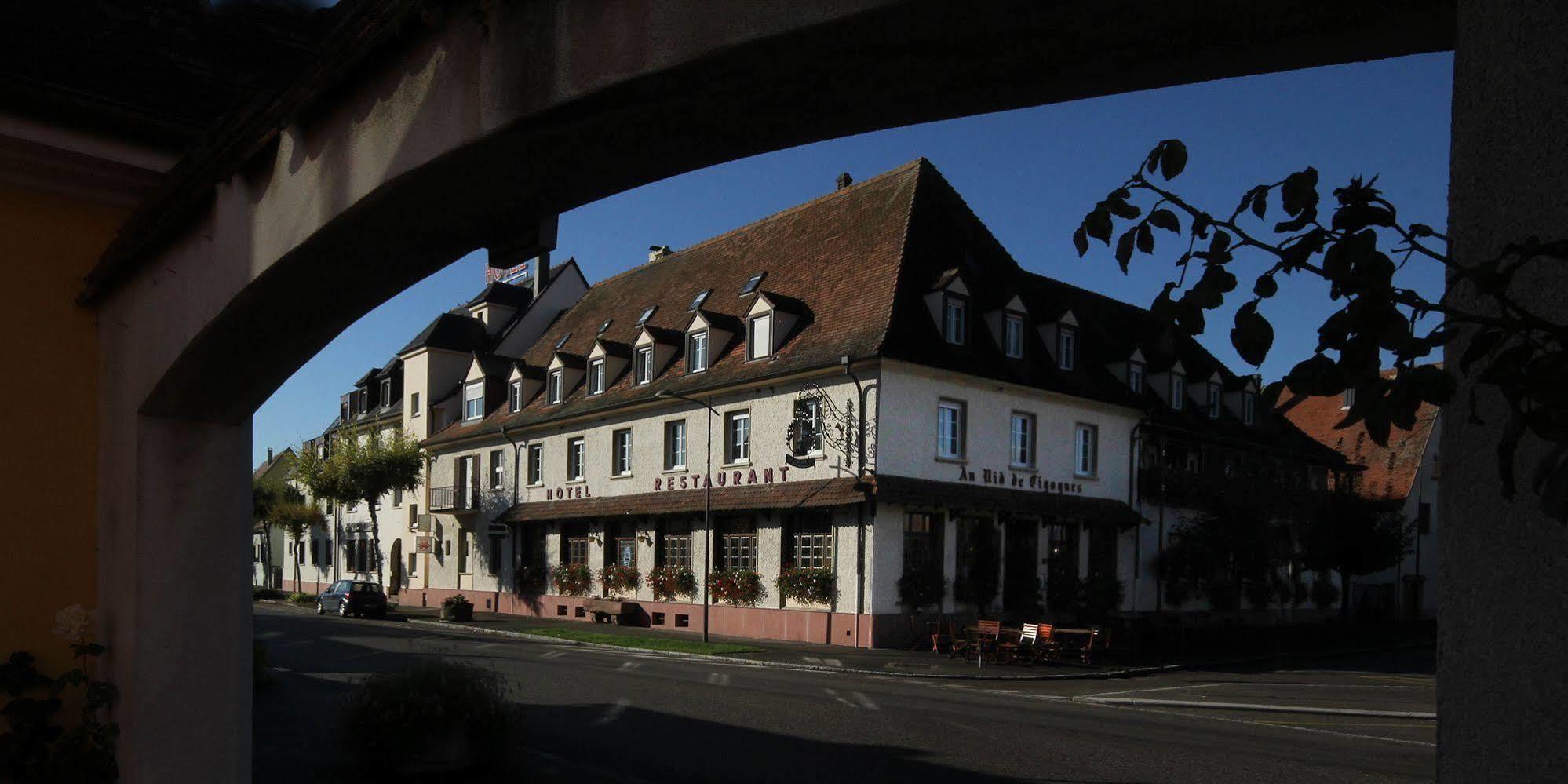 Hotel Au Nid De Cigognes 오스트하임 외부 사진